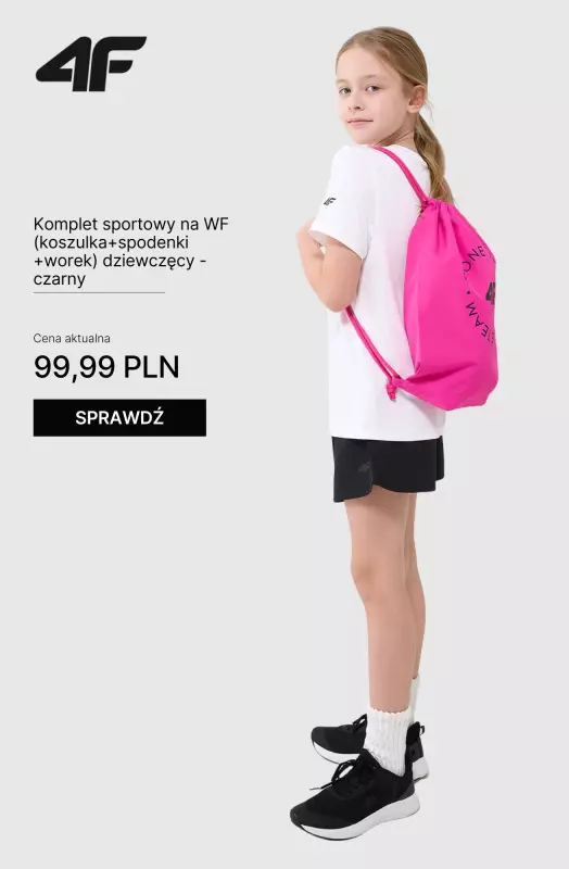 4F - gazetka promocyjna Odzież sportowa dla dzieci i młodzieży   - strona 2