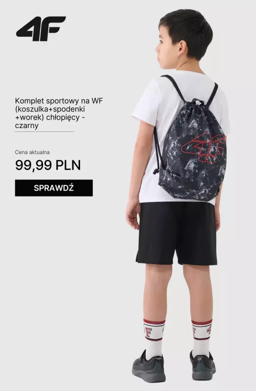 4F - gazetka promocyjna Odzież sportowa dla dzieci i młodzieży   - strona 3