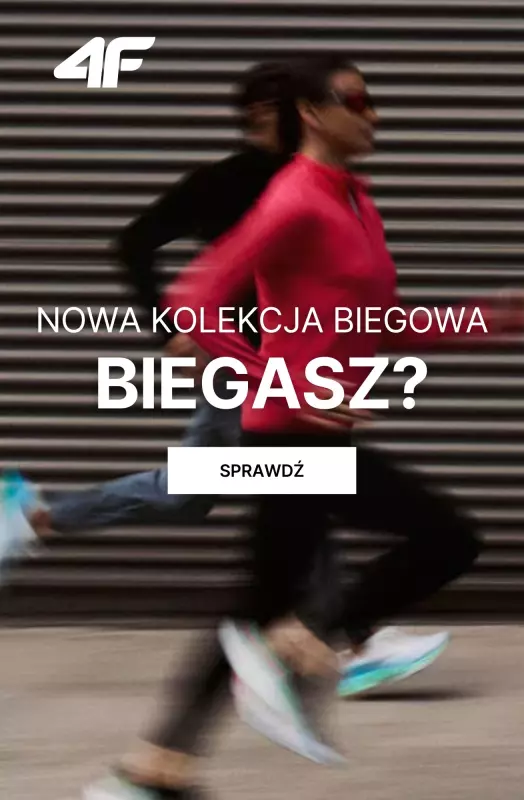 4F - gazetka promocyjna Nowa kolekcja biegowa od środy 10.09 