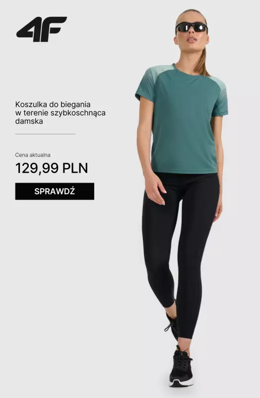 4F - gazetka promocyjna Nowa kolekcja biegowa od środy 10.09  - strona 5