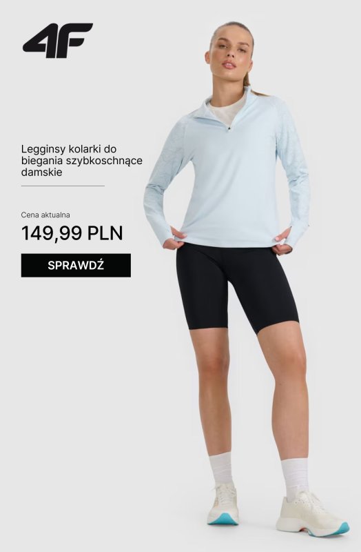 4F - gazetka promocyjna Nowa kolekcja biegowa od środy 10.09  - strona 3