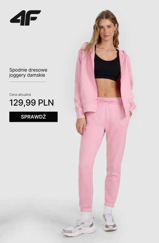 4F - gazetka promocyjna Bluzy i spodnie dresowe dla niej od poniedziałku 15.09  - strona 11
