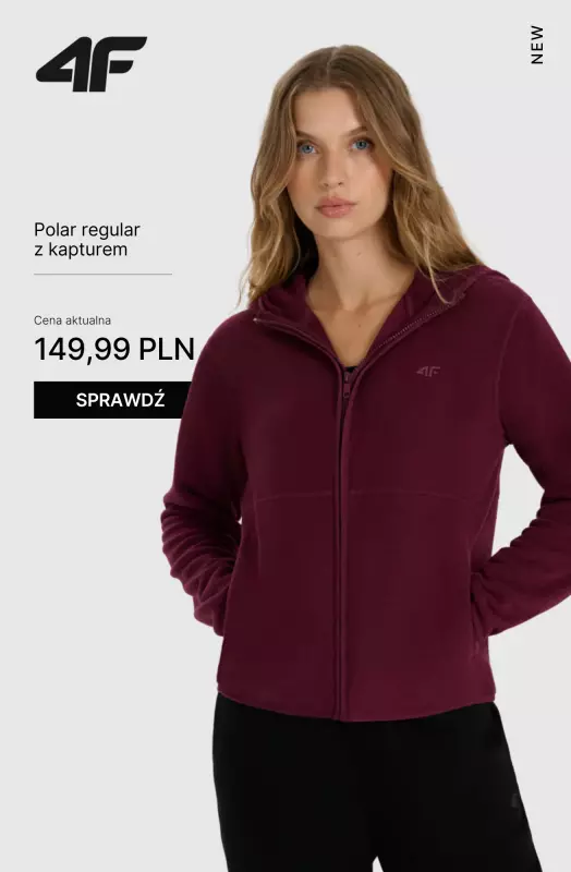 4F - gazetka promocyjna Ciepłe polary damskie – od 99,99 zł od czwartku 02.10  - strona 2