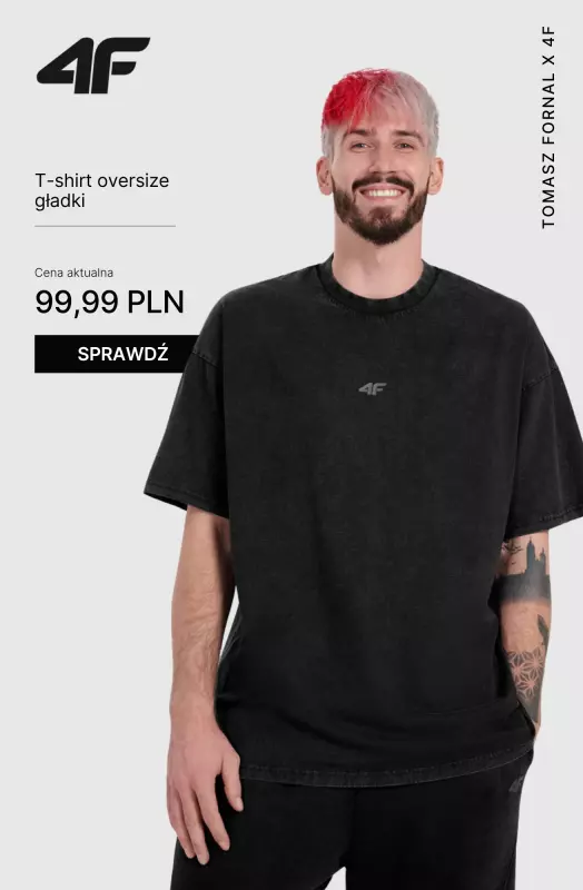 4F - gazetka promocyjna Nowa limitowana kolekcja 4F x Tomasz Fornal   - strona 2