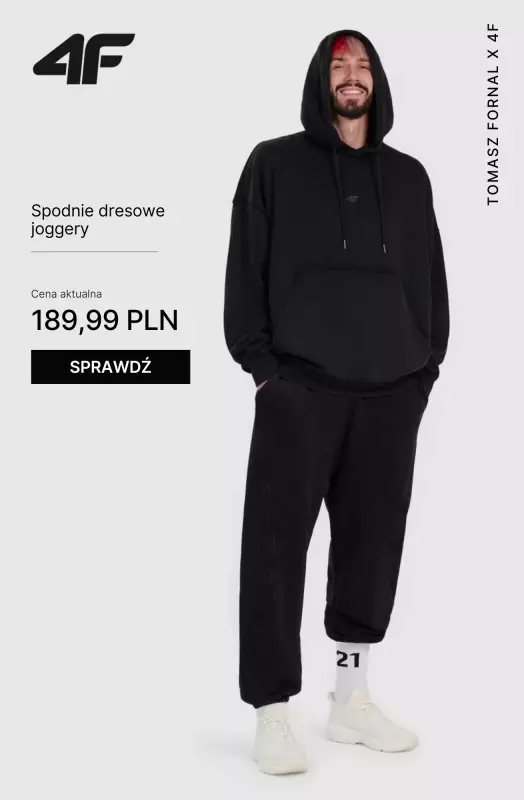 4F - gazetka promocyjna Nowa limitowana kolekcja 4F x Tomasz Fornal   - strona 3