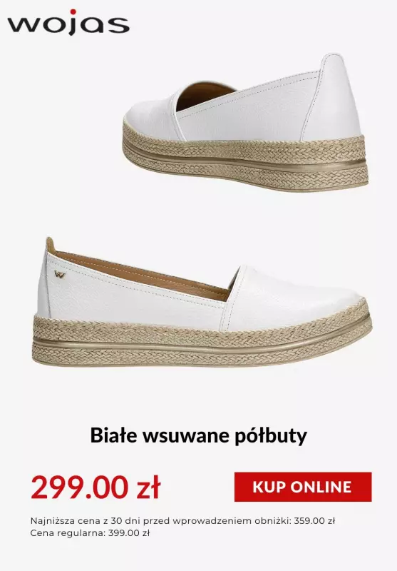 Wojas - gazetka promocyjna Do -50% pogłębienie wyprzedaży od czwartku 03.07  - strona 7