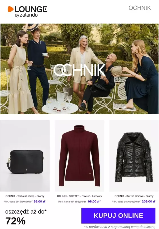 Lounge by Zalando - gazetka promocyjna Do -72% OCHNIK od środy 04.09 do piątku 06.09