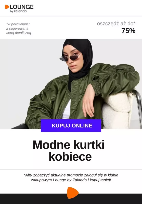 Lounge by Zalando - gazetka promocyjna Do -75% Modne kurtki kobiece od środy 02.10 do soboty 05.10