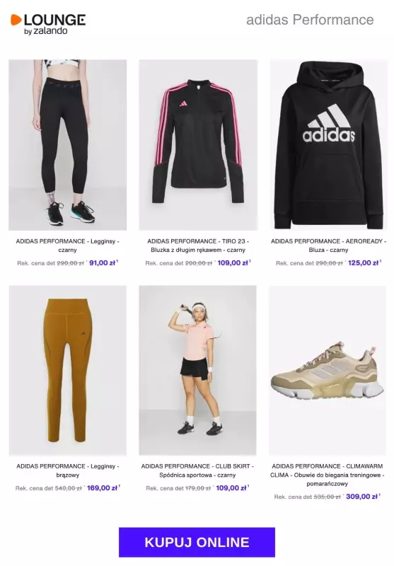 Lounge by Zalando - gazetka promocyjna Do -80% adidas Performance od wtorku 15.10 do czwartku 17.10 - strona 5