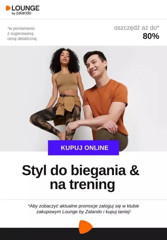 Lounge by Zalando - gazetka promocyjna Do -80% Styl do biegania & na trening od poniedziałku 21.10 do czwartku 24.10