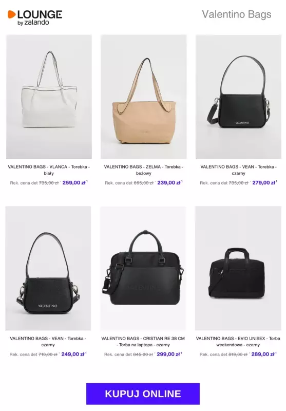 Lounge by Zalando - gazetka promocyjna Do -75% Valentino Bags od wtorku 29.10 do czwartku 31.10 - strona 4