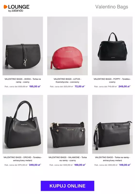 Lounge by Zalando - gazetka promocyjna Do -75% Valentino Bags od wtorku 29.10 do czwartku 31.10 - strona 2