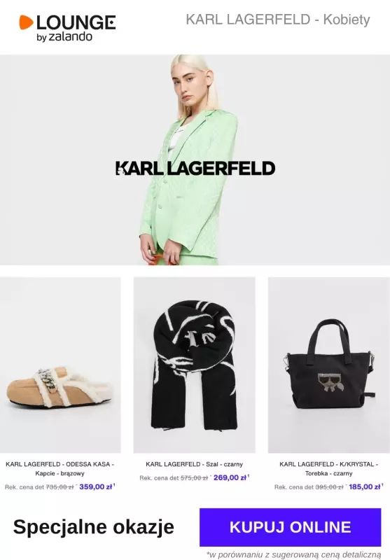 Lounge by Zalando - gazetka promocyjna Specjalne okazje: KARL LAGERFELD - Kobiety  