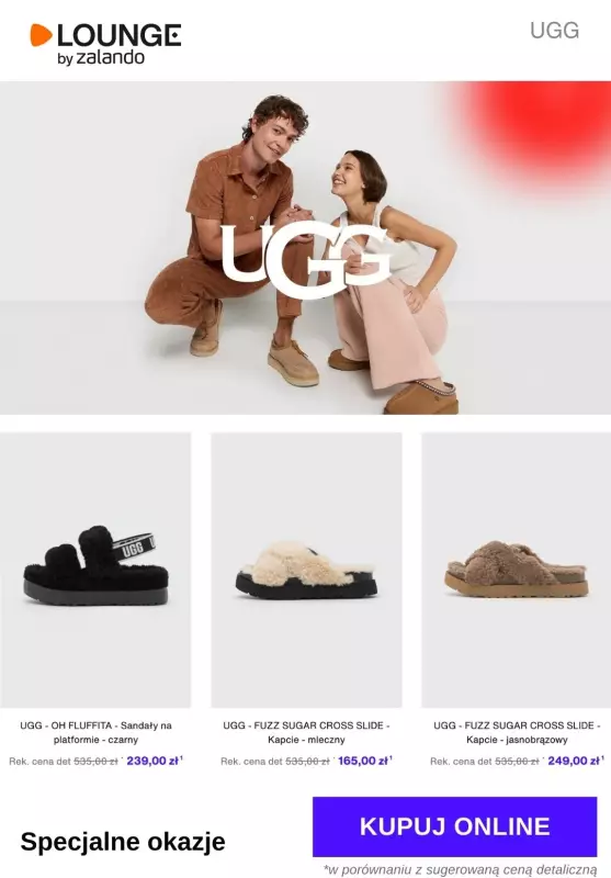 Lounge by Zalando - gazetka promocyjna Specjalne okazje: UGG od wtorku 28.01 do piątku 31.01