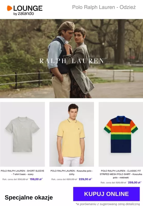 Lounge by Zalando - gazetka promocyjna Specjalne okazje: Polo Ralph Lauren - Odzież od czwartku 30.01 do niedzieli 02.02