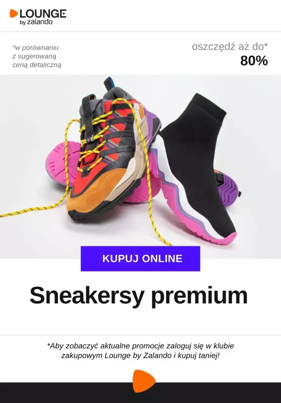 Lounge by Zalando - gazetka promocyjna Do -80% Sneakersy premium od środy 12.02 do soboty 15.02