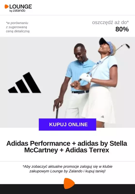 Lounge by Zalando - gazetka promocyjna Aż do -80% na odzież i akcesoria Adidas od poniedziałku 17.02 do wtorku 18.02