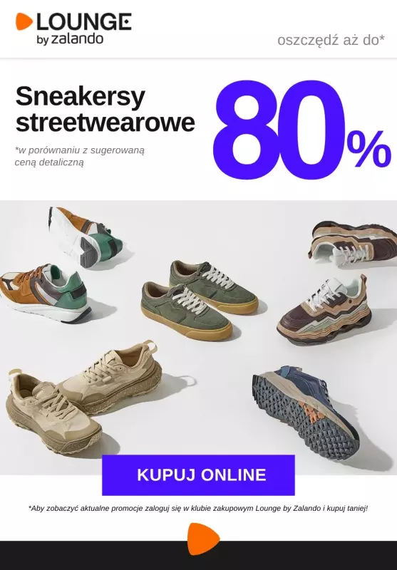 Lounge by Zalando - gazetka promocyjna Do -80% Sneakersy streetwearowe od wtorku 04.03 do piątku 07.03