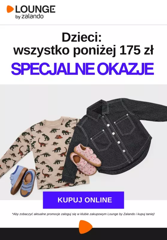 Lounge by Zalando - gazetka promocyjna Dzieci: wszystko poniżej 175 zł od czwartku 06.03 do soboty 08.03