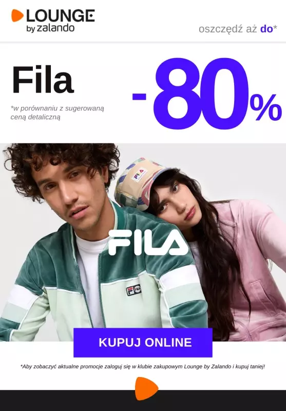 Lounge by Zalando - gazetka promocyjna Do -80% Fila od poniedziałku 10.03 do czwartku 13.03