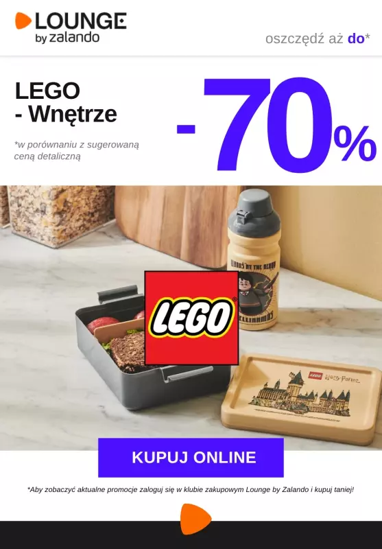 Lounge by Zalando - gazetka promocyjna Do -70%  LEGO - Wnętrze od poniedziałku 24.03 do piątku 28.03