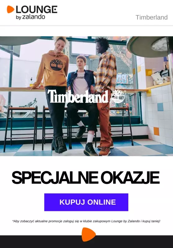 Lounge by Zalando - gazetka promocyjna Specjalne okazje: Timberland od wtorku 25.03 do czwartku 27.03