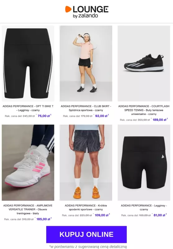 Lounge by Zalando - gazetka promocyjna Do -75%  adidas Performance od czwartku 17.04 do soboty 19.04 - strona 3