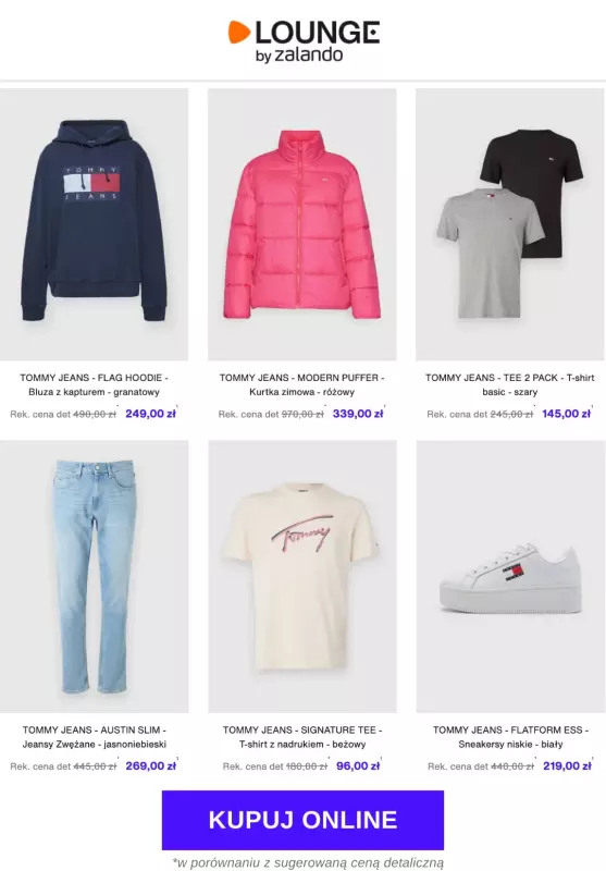 Lounge by Zalando - gazetka promocyjna Specjalne okazje: Tommy Jeans od środy 30.04 do niedzieli 04.05 - strona 5