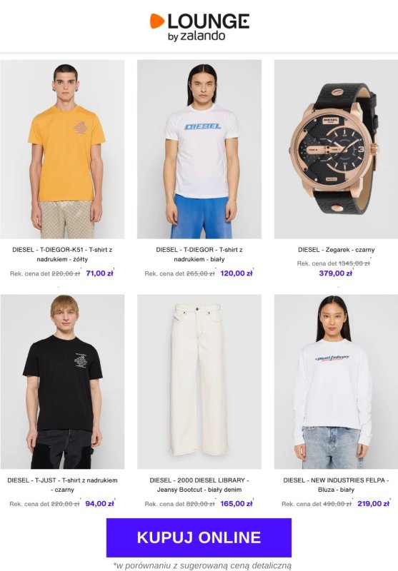 Lounge by Zalando - gazetka promocyjna Specjalne okazje: Diesel od czwartku 08.05 do niedzieli 11.05 - strona 5