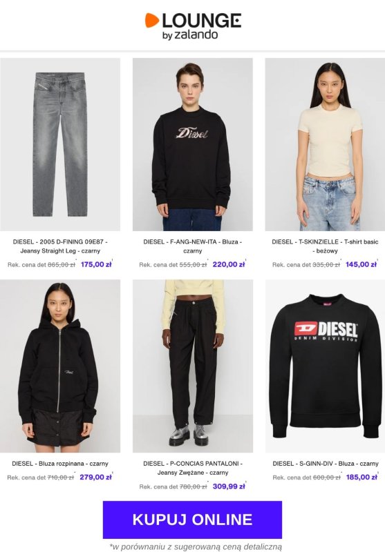 Lounge by Zalando - gazetka promocyjna Specjalne okazje: Diesel od czwartku 08.05 do niedzieli 11.05 - strona 6