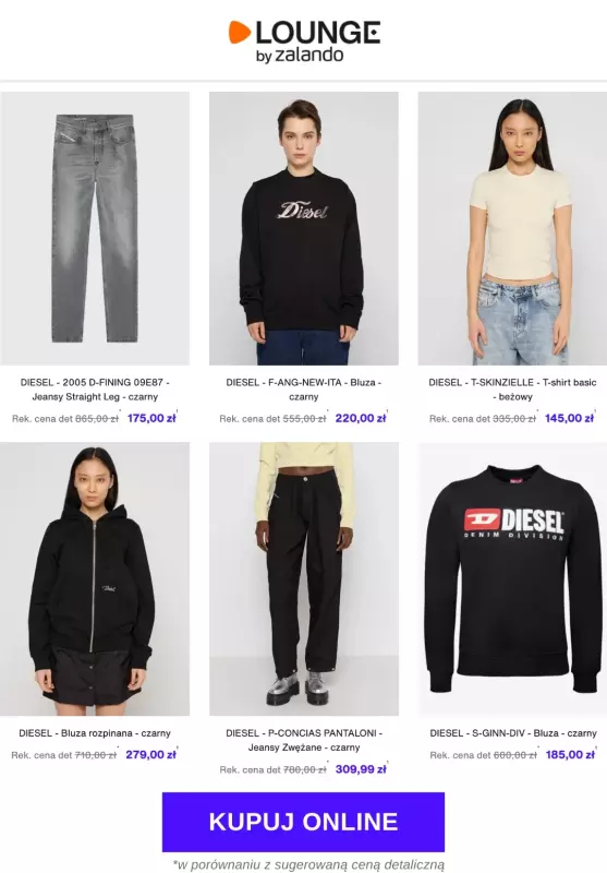 Lounge by Zalando - gazetka promocyjna Specjalne okazje: Diesel od czwartku 08.05 do niedzieli 11.05 - strona 6