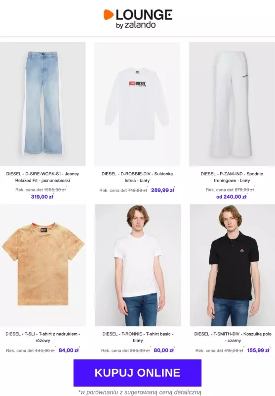 Lounge by Zalando - gazetka promocyjna Specjalne okazje: Diesel od czwartku 08.05 do niedzieli 11.05 - strona 4