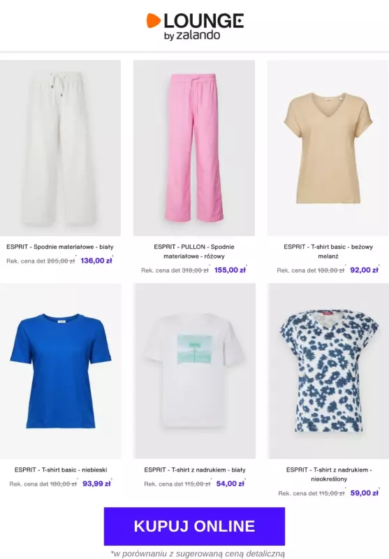 Lounge by Zalando - gazetka promocyjna Do -84% Esprit od piątku 09.05 do wtorku 13.05 - strona 4