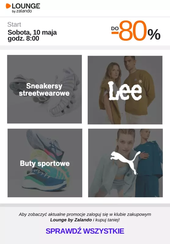 Lounge by Zalando - gazetka promocyjna Do -80% promocje na wybrane marki na WEEKEND!  