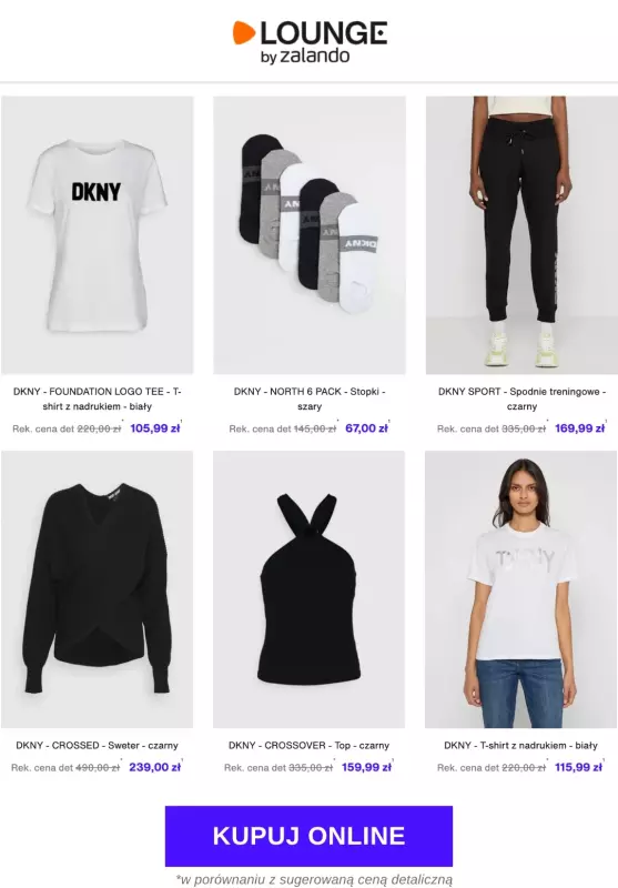 Lounge by Zalando - gazetka promocyjna Do -77% DKNY   - strona 2