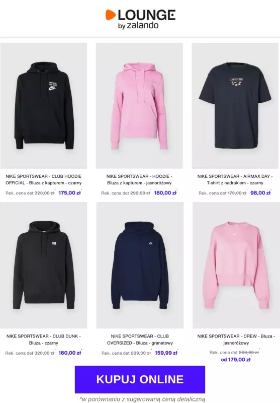Lounge by Zalando - gazetka promocyjna Specjalne okazje: Nike Sportswear   - strona 2