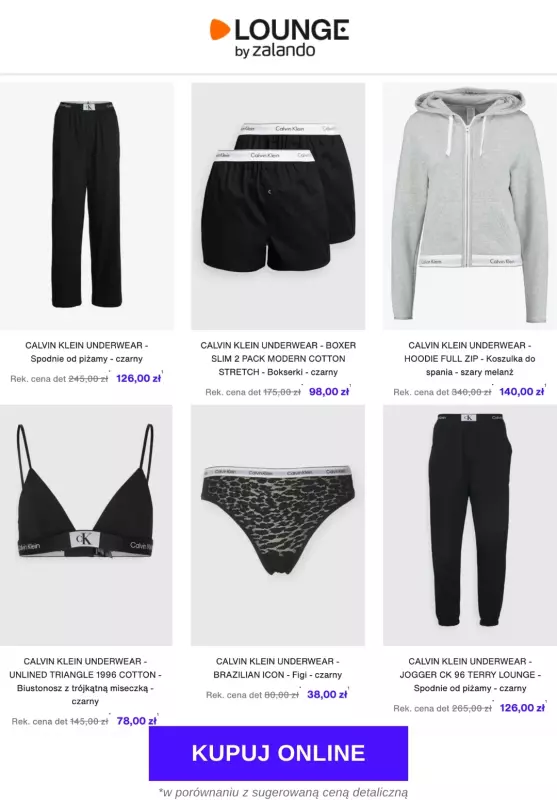 Lounge by Zalando - gazetka promocyjna Specjalne okazje: Calvin Klein - Bielizna   - strona 2