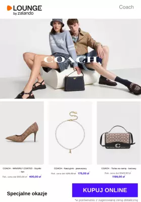 Lounge by Zalando - gazetka promocyjna Specjalne okazje:  Coach od poniedziałku 19.05 do piątku 23.05