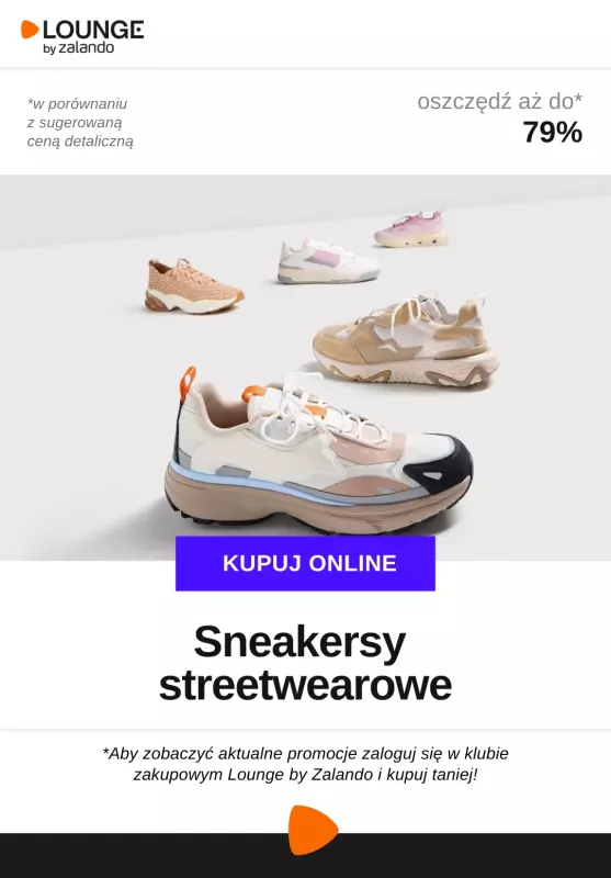 Lounge by Zalando - gazetka promocyjna Do -79% Sneakersy streetwearowe od wtorku 20.05 do środy 21.05