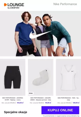 Lounge by Zalando - gazetka promocyjna Specjalne okazje Nike Performance od środy 21.05 do soboty 24.05