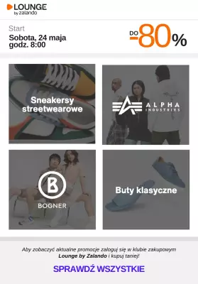 Lounge by Zalando - gazetka promocyjna Do -80% promocje na wybrane marki na WEEKEND! od soboty 24.05 do niedzieli 25.05