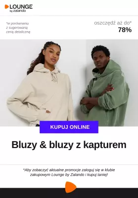 Lounge by Zalando - gazetka promocyjna Do -78% bluzy & bluzy z kapturem od piątku 30.05 do niedzieli 01.06