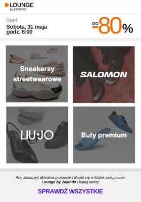 Lounge by Zalando - gazetka promocyjna Do -80% promocje na wybrane marki na WEEKEND! od soboty 31.05 do niedzieli 01.06