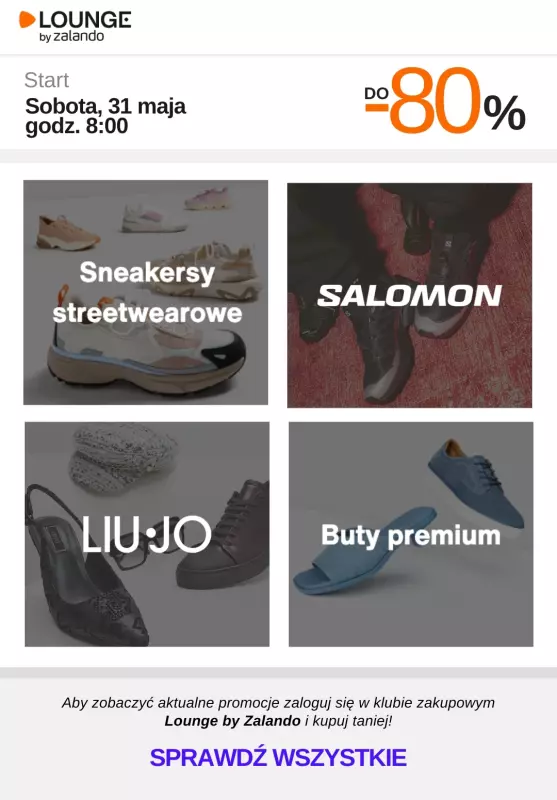 Lounge by Zalando - gazetka promocyjna Do -80% promocje na wybrane marki na WEEKEND!  