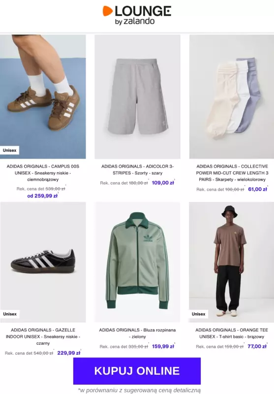 Lounge by Zalando - gazetka promocyjna Do -80%  adidas Originals od poniedziałku 02.06 do czwartku 05.06 - strona 4