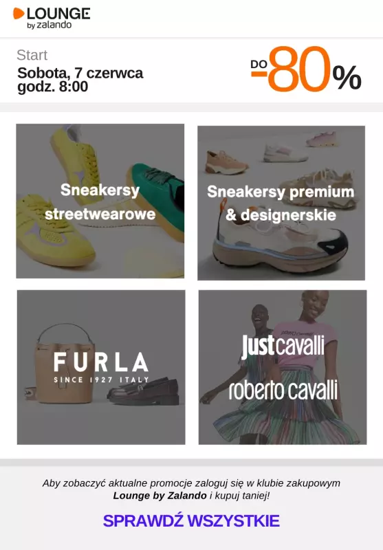 Lounge by Zalando - gazetka promocyjna Do -80% promocje na wybrane marki na WEEKEND!  