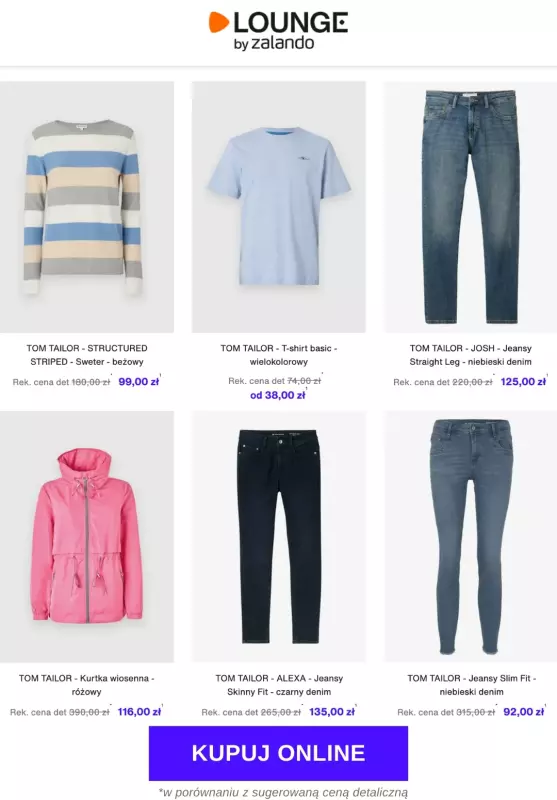 Lounge by Zalando - gazetka promocyjna Do -80% Tom Tailor   - strona 2