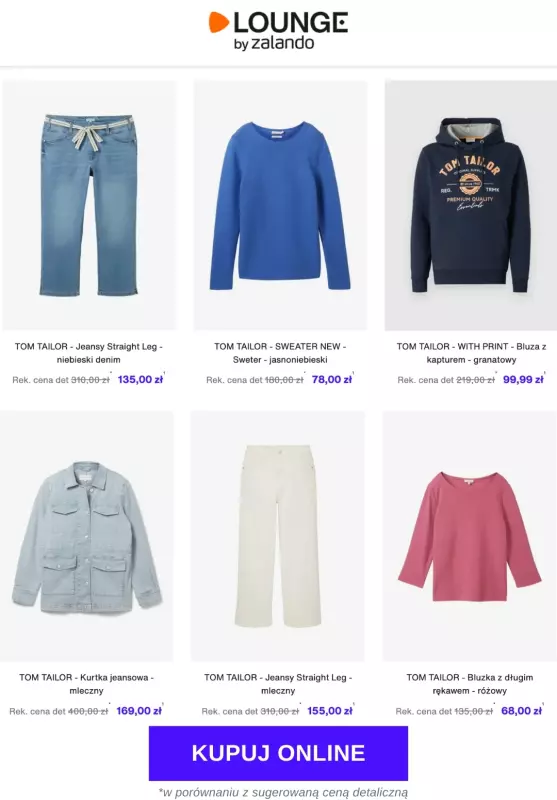 Lounge by Zalando - gazetka promocyjna Do -80% Tom Tailor   - strona 3
