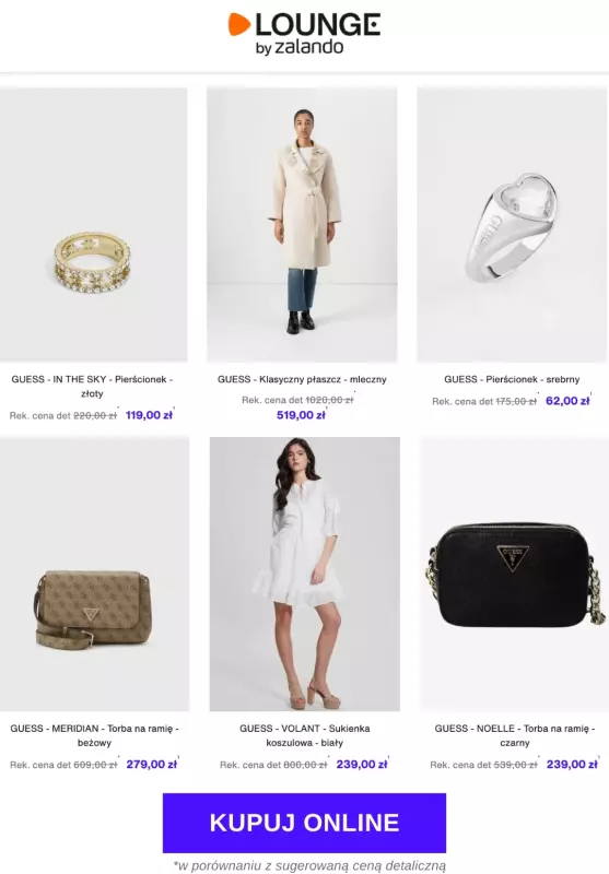 Lounge by Zalando - gazetka promocyjna Specjalne okazje: Guess od środy 11.06 do piątku 13.06 - strona 3