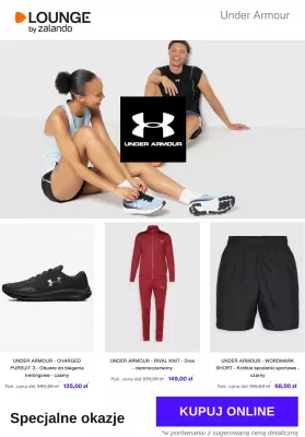 Lounge by Zalando - gazetka promocyjna Specjalne okazje: Under Armour od czwartku 12.06 do soboty 14.06